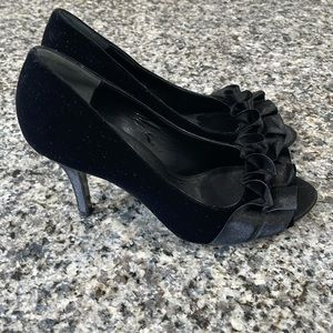 Velvet and Satin Nina Shoes